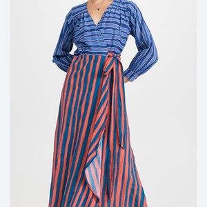 Natalie Martin Kate Long Sleeve Combo Dress